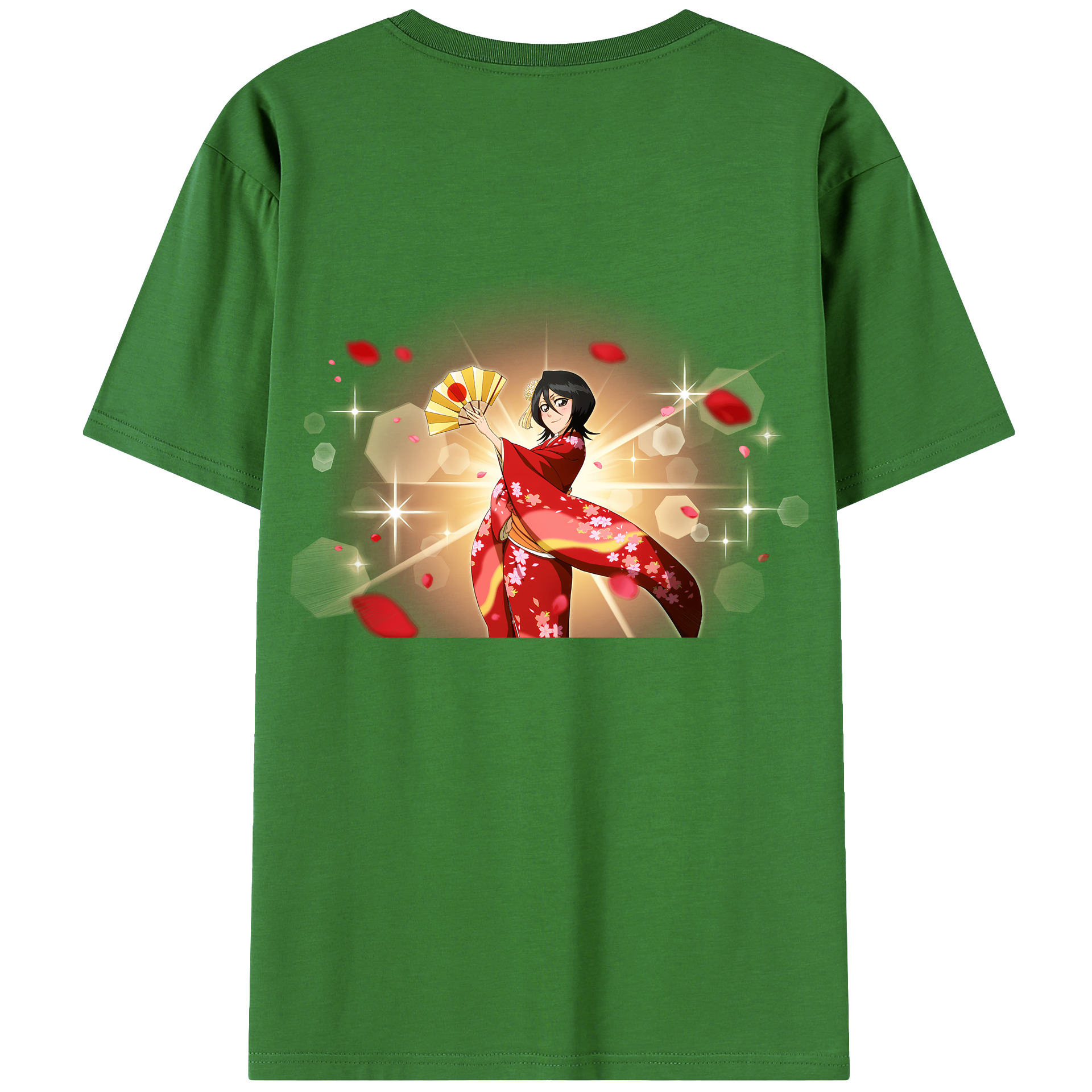 （画像用） ブリーチ 朽木ルキア BLEACH Kuchiki Rukia レディース半袖Tシャツ(バックプリント)